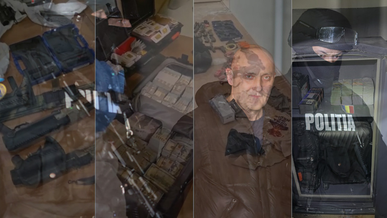 Bilanțul perchezițiilor la mercenarul lui Georgescu, casa lui Potra, un arsenal: ”Peste 3,2 milioane de euro, 25 kg de aur, zeci de grenade, arme și explozibili”